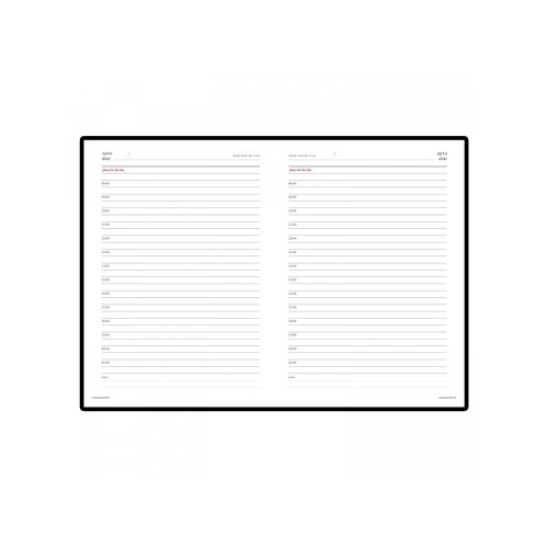 Ежедневник недатированный А6+ "Sidney Nebraska", синий (золотой обрез)