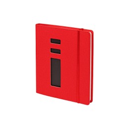 Ежедневник недатированный А5  "La Manche", красный