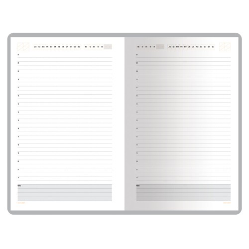 Ежедневник А5 недатированный «Mercury», белый