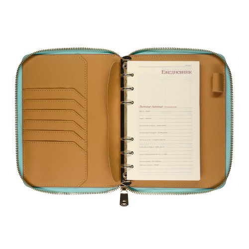 ЕЖЕДНЕВНИК недатированный А5- "RIVIERA. ZEFIR" (МЯТНЫЙ ЗЕФИР)