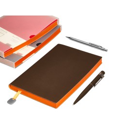 Ежедневник А5 недатированный «Mercury», коричневый