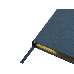 Ежедневник недатированный А5 "Amazonia", синий с золотым обрезом