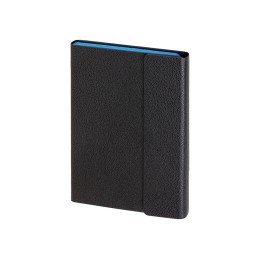 Ежедневник недатированный с магнитным клапаном А5 "Venezia", черный