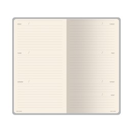 Еженедельник недатированный А6 "Verde" с нашивкой, зеленый