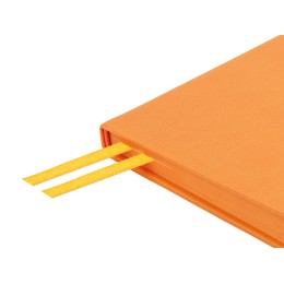 Ежедневник недатированный А5 "Megapolis Nappa", оранжевый