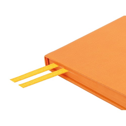 Ежедневник недатированный А5 "Megapolis Nappa", оранжевый