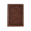 Ежедневник недатированный А4 "Royal", коричневый с бронзовым срезом