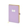 Ежедневник недатированный А5 "Zefir" с нашивкой, сиреневый