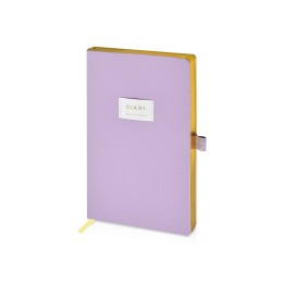 Ежедневник недатированный А5 "Zefir" с нашивкой, сиреневый