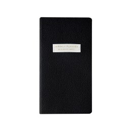 Еженедельник недатированный А6 "Black" с нашивкой, черный