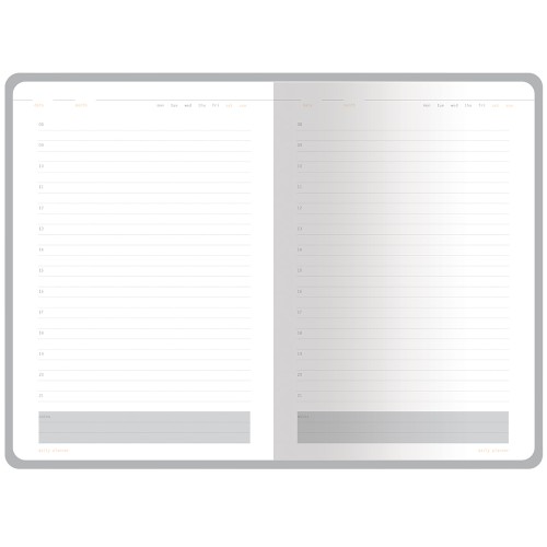 Ежедневник А5 недатированный «Mercury», коричневый