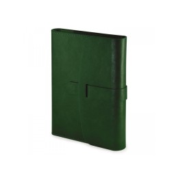Ежедневник недатированный А5 "Senate" с магнитным клапаном, темно-зеленый