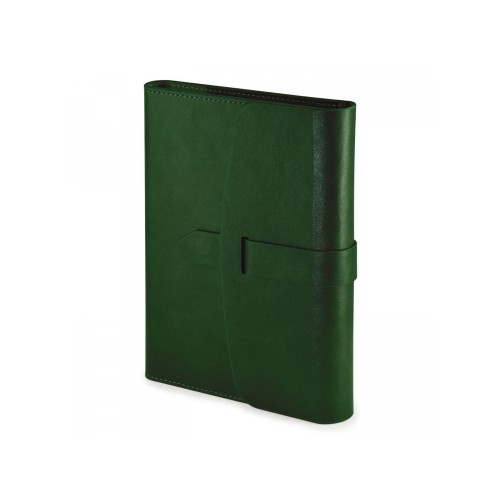 Ежедневник недатированный А5 "Senate" с магнитным клапаном, темно-зеленый