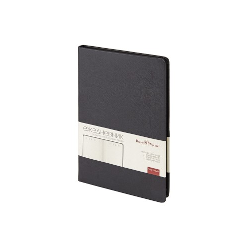Ежедневник недатированный А5 "Megapolis Nappa", черный