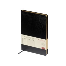 Ежедневник недатированный А5 «Megapolis», черный (золотой обрез)