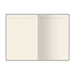 Ежедневник недатированный А5 "Boston", черный (желтый обрез)