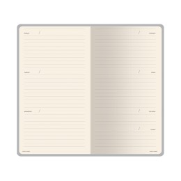 Еженедельник недатированный А6 "Black" с нашивкой, черный