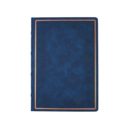 Ежедневник недатированный А4 "Royal", синий с бронзовым срезом