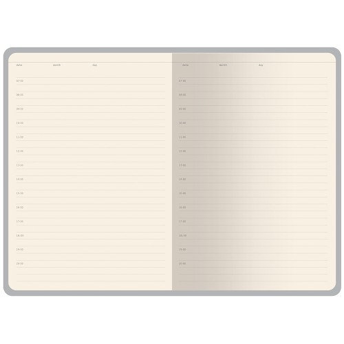 Ежедневник недатированный с магнитным клапаном А5 "Venezia", черный