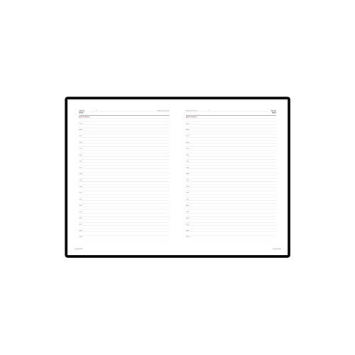 Ежедневник недатированный А4 «Velvet», красный