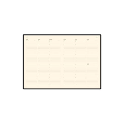 Еженедельник недатированный А4 «Profy», коричневый