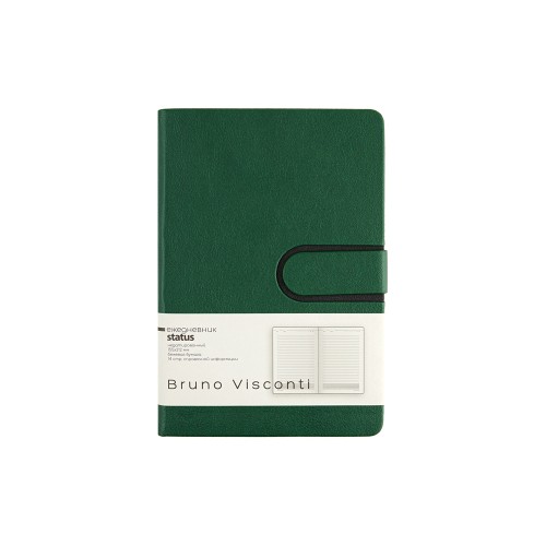 Ежедневник недатированный А5 "Status", зеленый