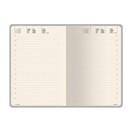 Ежедневник недатированный А5 "Vincent", красный