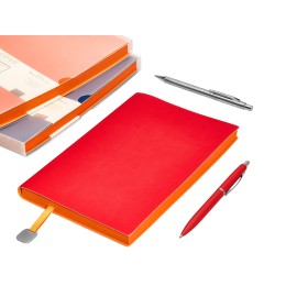 Ежедневник А5 недатированный «Mercury», красный