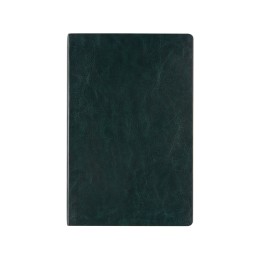 Ежедневник недатированный А5 "Megapolis Nebraska Flex", зеленый с золотым обрезом