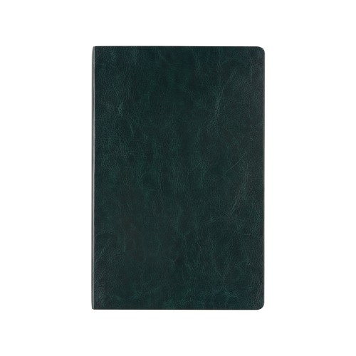Ежедневник недатированный А5 "Megapolis Nebraska Flex", зеленый с золотым обрезом