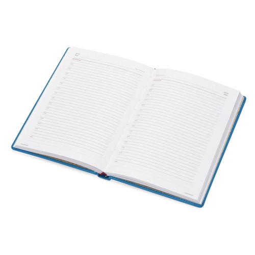 Ежедневник недатированный А6+ «Velvet», зефирный голубой