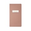 Еженедельник недатированный А6 "Morandi. Пыльная роза" с нашивкой, пыльно-розовый