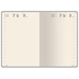 Ежедневник А5 недатированный «Megapolis Velvet Flex», серый