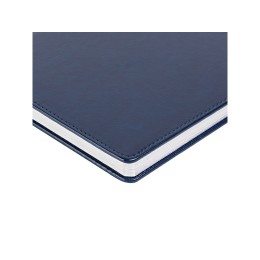 Ежедневник недатированный А4 "Sidney Nebraska", синий (серебряный обрез)