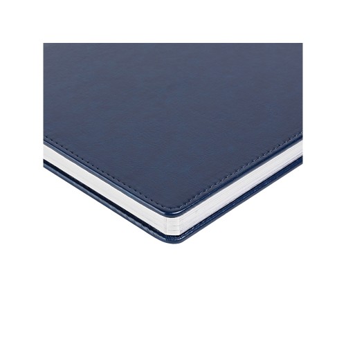 Ежедневник недатированный А4 "Sidney Nebraska", синий (серебряный обрез)