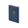 Ежедневник недатированный на гребне А5 "Pragmatic", темно-синий