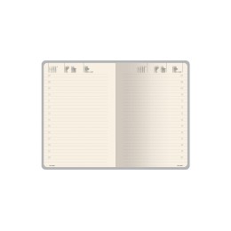 Ежедневник недатированный А5 "Megapolis Velvet New", красный