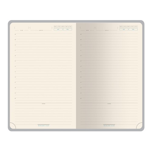 Ежедневник недатированный А5 "Premier", серый