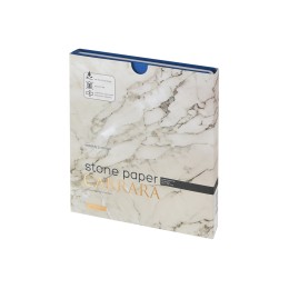 Еженедельник с каменной бумагой А5+ "Carrara", синий