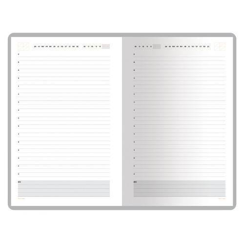 Ежедневник А5 недатированный «Mercury», темно-синий Navy