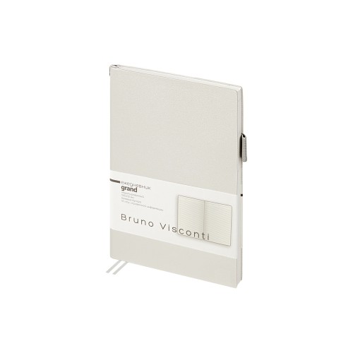 Ежедневник недатированный А5 "Grand", жемчужный