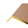 Ежедневник недатированный А5 "Total beige" с нашивкой, бежевый