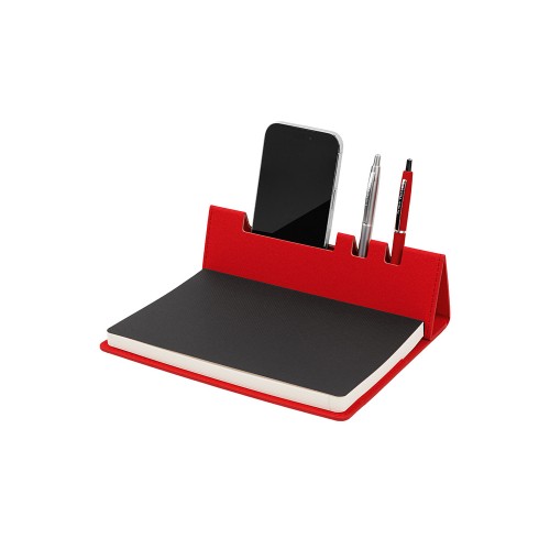 Ежедневник недатированный А5  "La Manche", красный