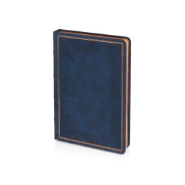 Ежедневник недатированный А5 "Royal", синий с бронзовым срезом