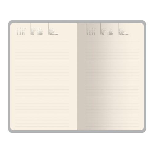 Ежедневник недатированный А5 "Zefir" с нашивкой, сиреневый