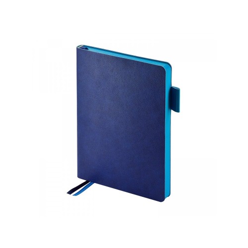 Ежедневник недатированный А5 «Boston», синий (голубой обрез)