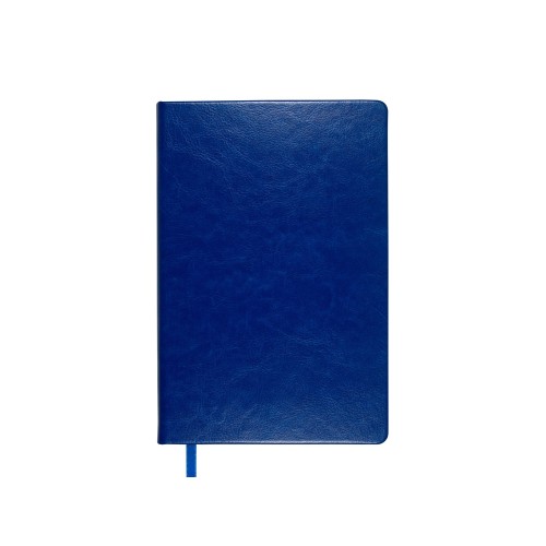 Ежедневник недатированный А5 "Megapolis Nebraska", ярко-синий с серебристым обрезом