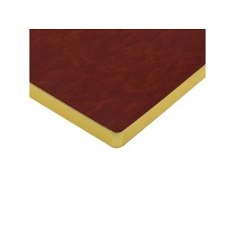 Ежедневник недатированный А5 "Megapolis Nebraska Flex", коричневый с золотым обрезом