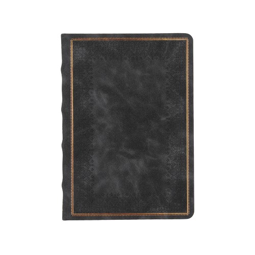 Ежедневник недатированный А5 "Royal", черный с бронзовым срезом