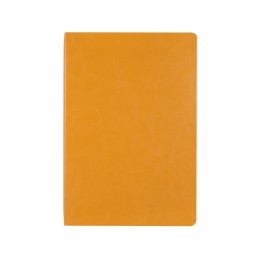 Ежедневник недатированный А5 "Megapolis Nebraska Flex", оранжевый с золотым обрезом